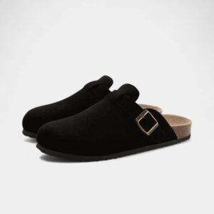 Prins - Black Suede Old Money Elite Sandals