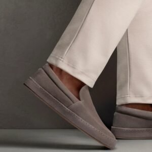 Alternative view of Prins - Taupe Suede Old Money Loafers