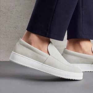 Alternative view of Prins - Grey  Suede Old Money Loafers